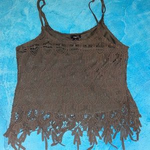 Rue 21 Olive Green Top | Size M